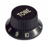 Knob guitar Strat style, black 'TONE'